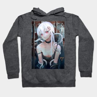 Anime Girl Waifu Snake Aesthetic Japanese Otaku Hoodie